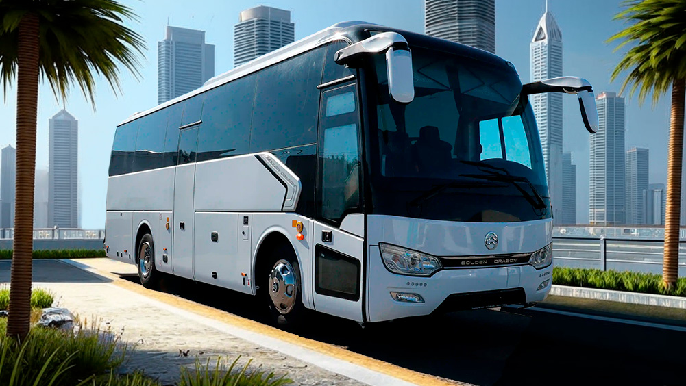Golden Dragon XML6896-6957 for rent with driver