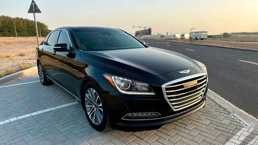 Hyundai Genesis for rent with driver