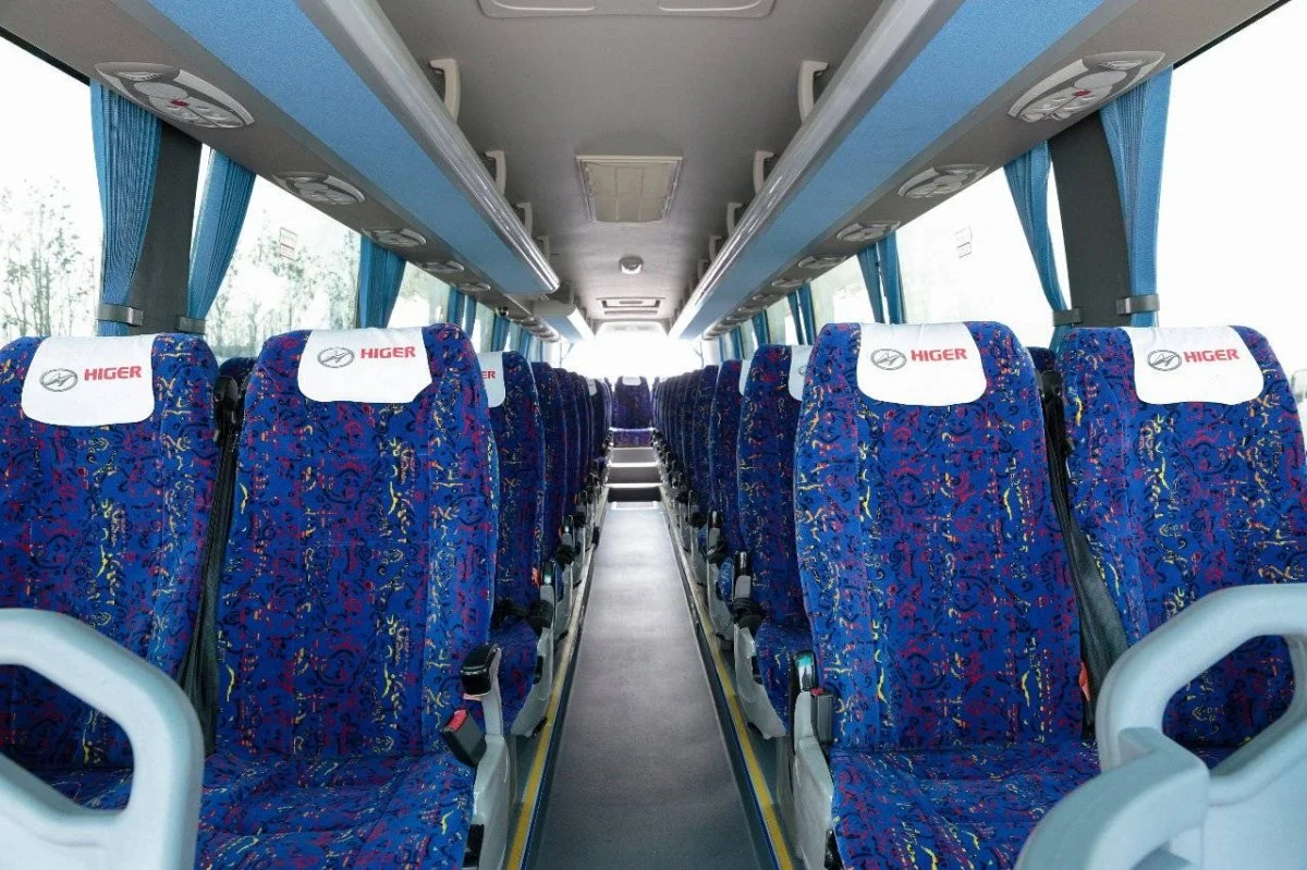Higer 6129 bus rental