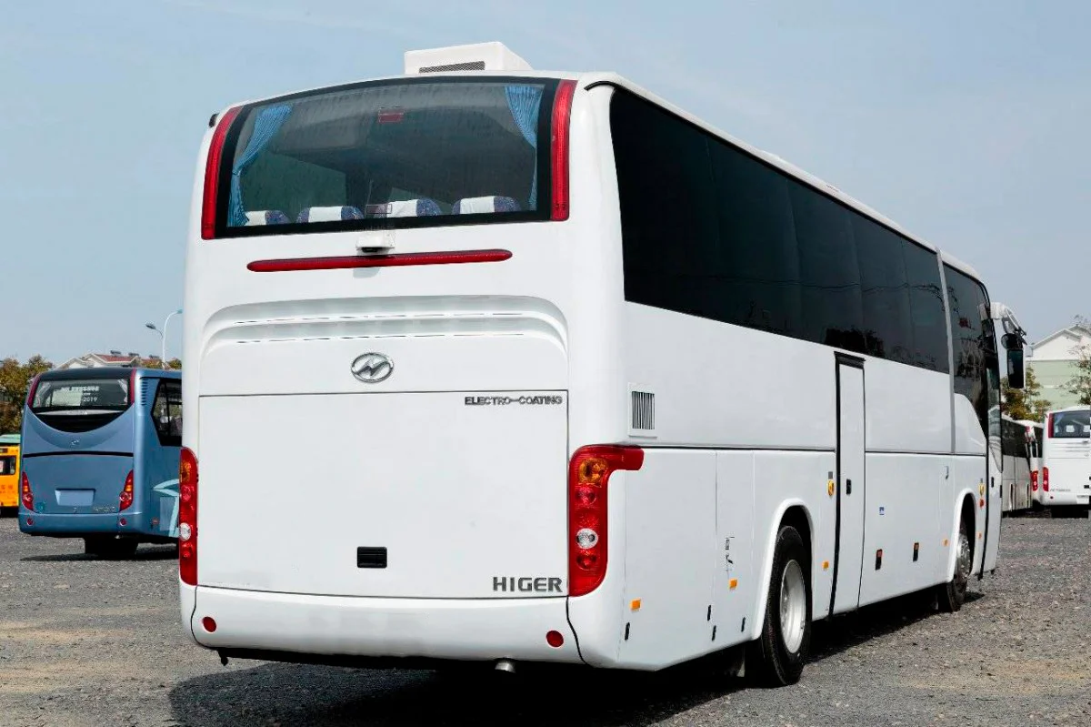 Higer 6129 bus rental