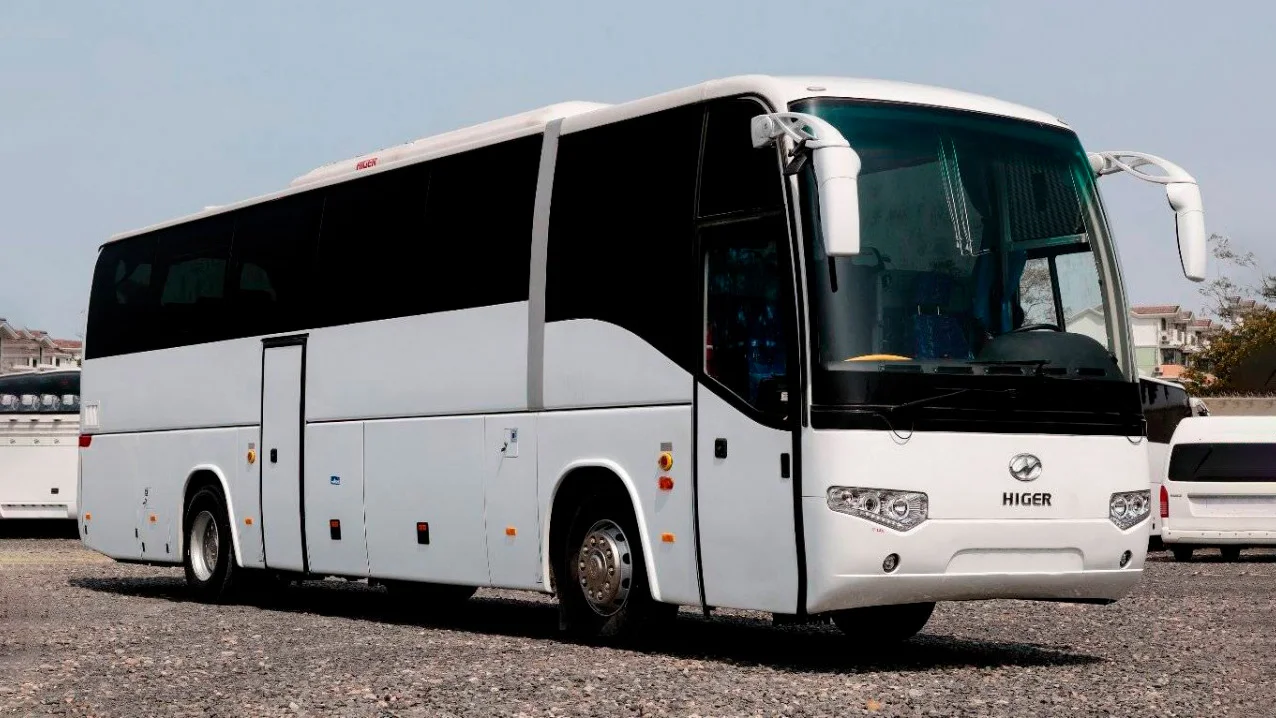 Higer 6129 bus rental